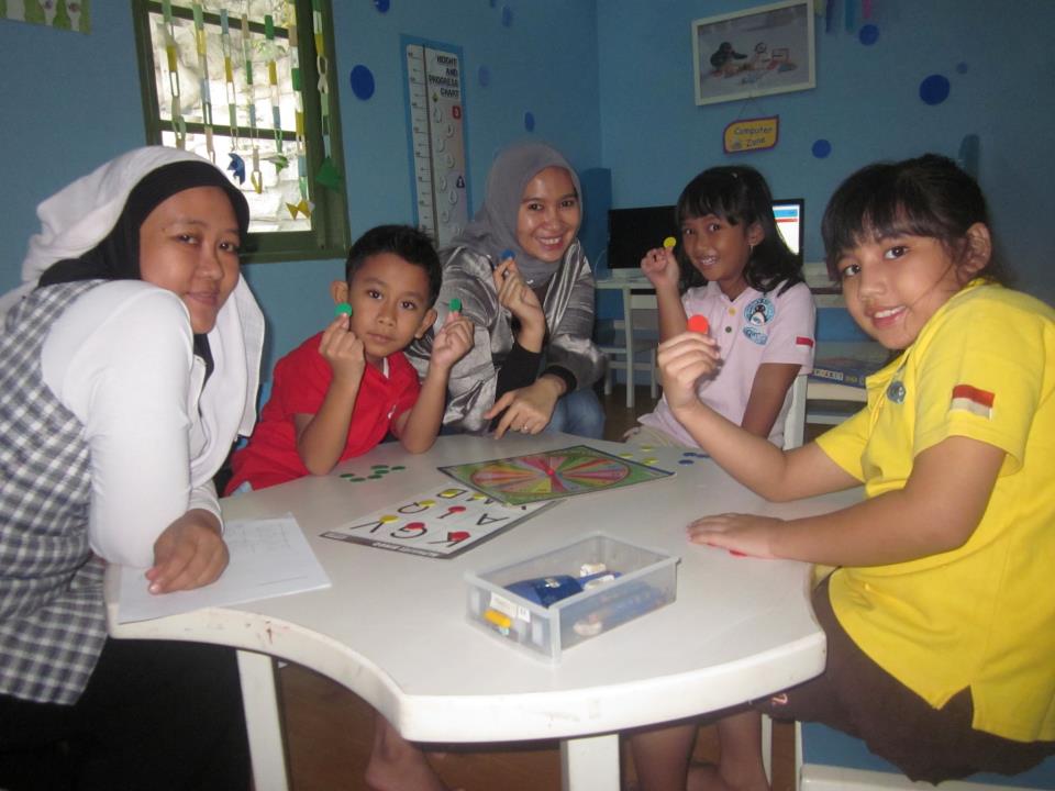 We were playing Bingo games while learning about English Phonics, Alphabets, enriching our vocabularies :)
